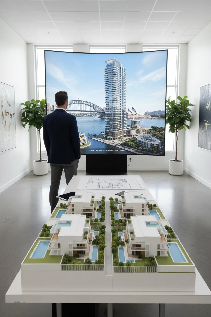 Modern architectural property development project