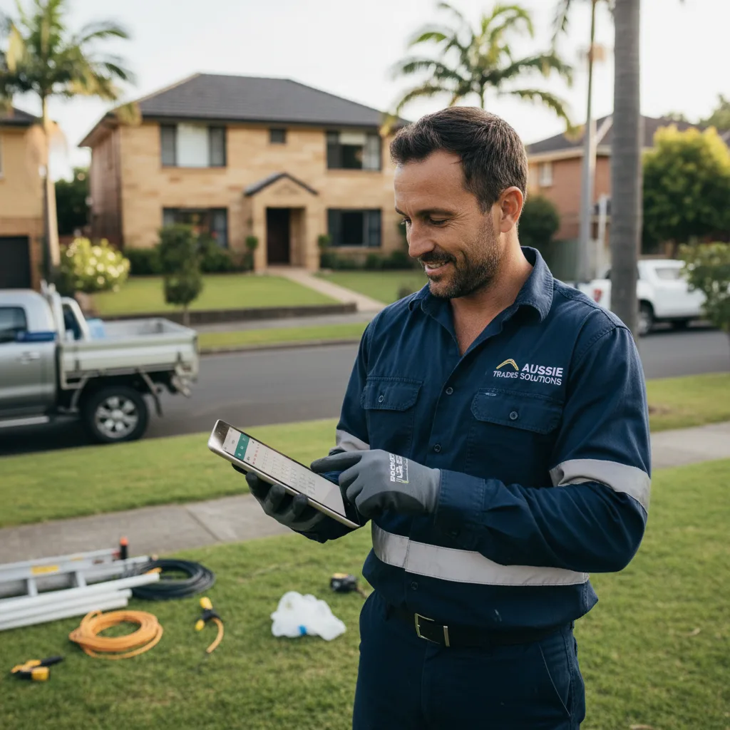 Professional Australian trades service in action